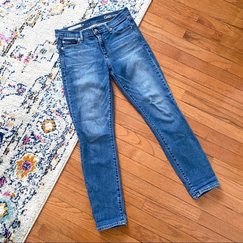 Gap mid rise denim jeans